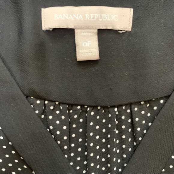 Banana Republic Black and White Polka Dot Blouse - Picture 3 of 5